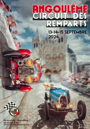 Affiche grand format du circuit des remparts 2024