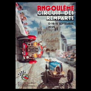 Affiche grand format du circuit des remparts 2024
