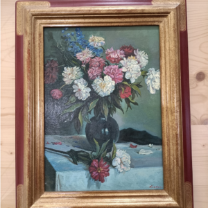 « Bouquet de fleurs » encadré