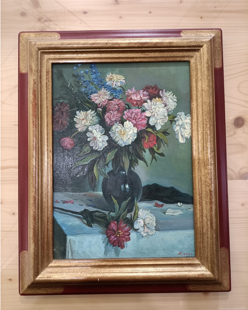"Bouquet de fleurs" encadré